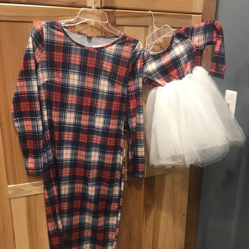 Mommy and me matching dress